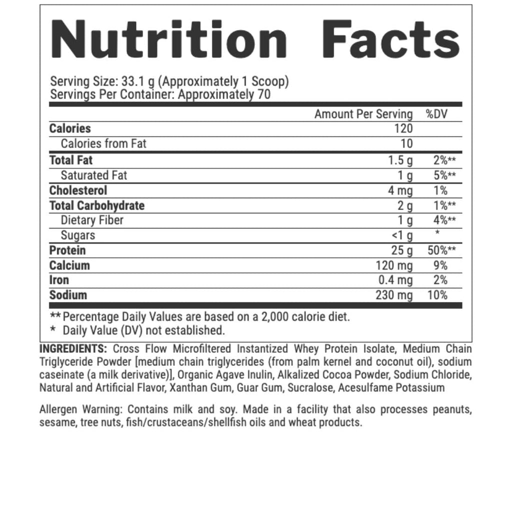 Whey Protein Isolate 5 lbs -Vanilla Ice-cream