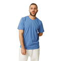 Cloud Cotton Comfort Tee In Light Blue