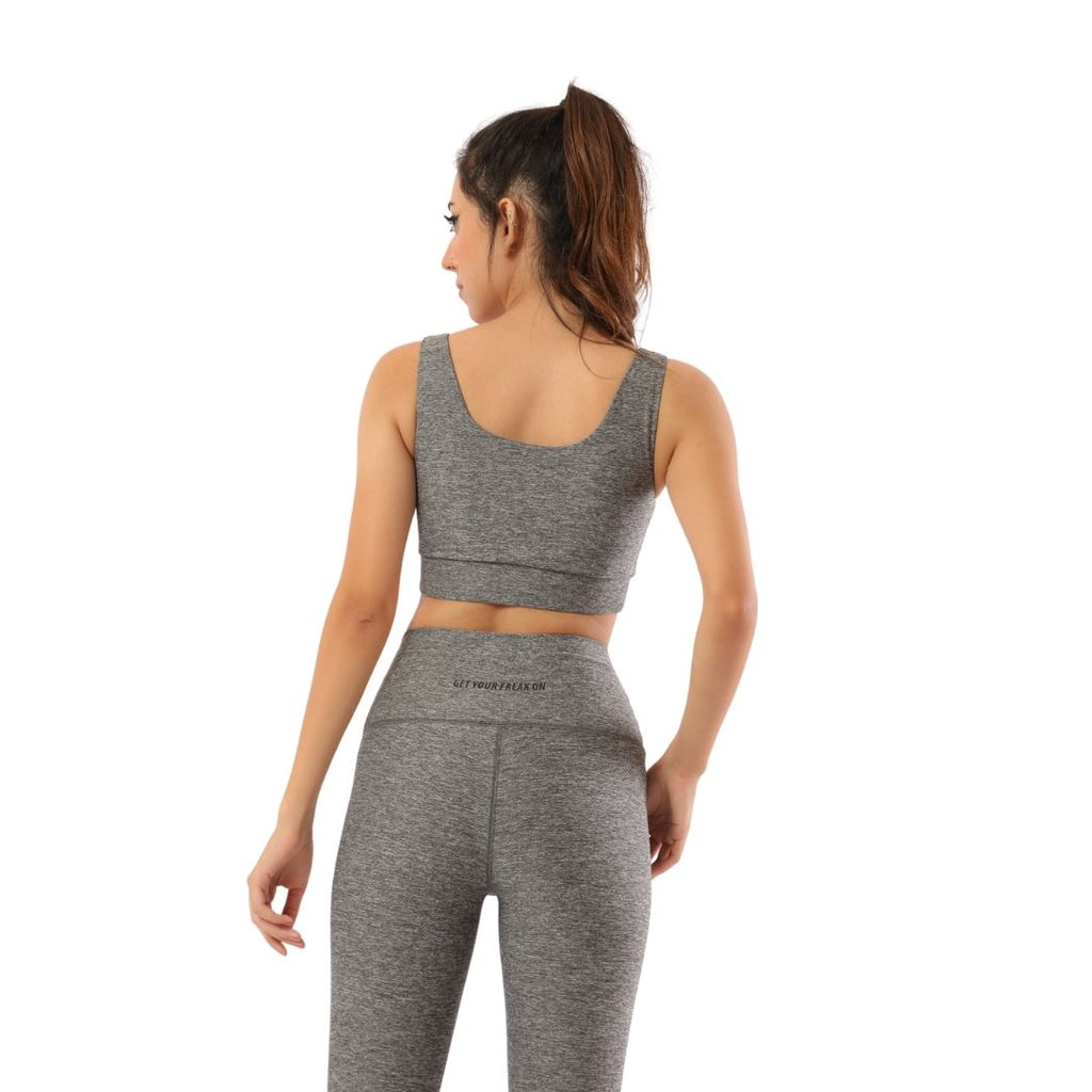 Light Heather Molded Cup Sports Bra