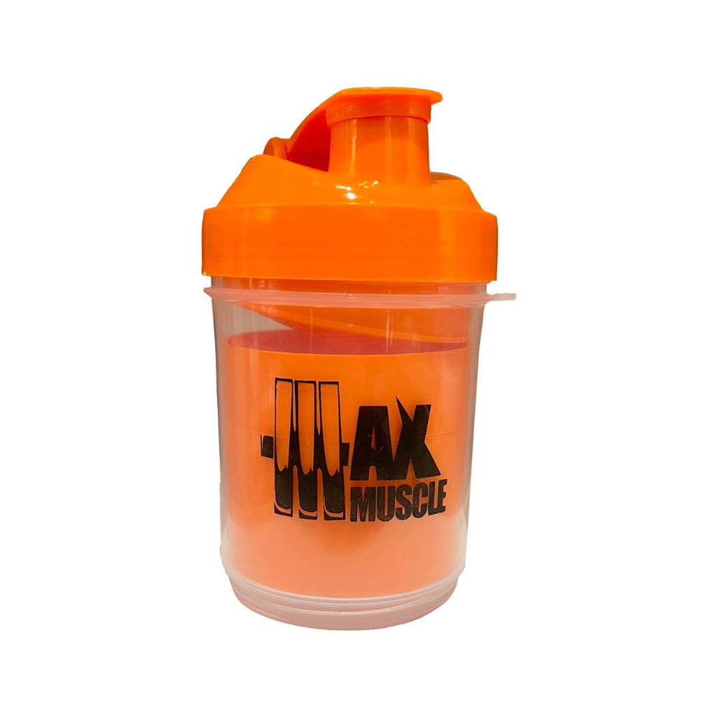 Max Muscle Shaker 500 ML Clear Orange