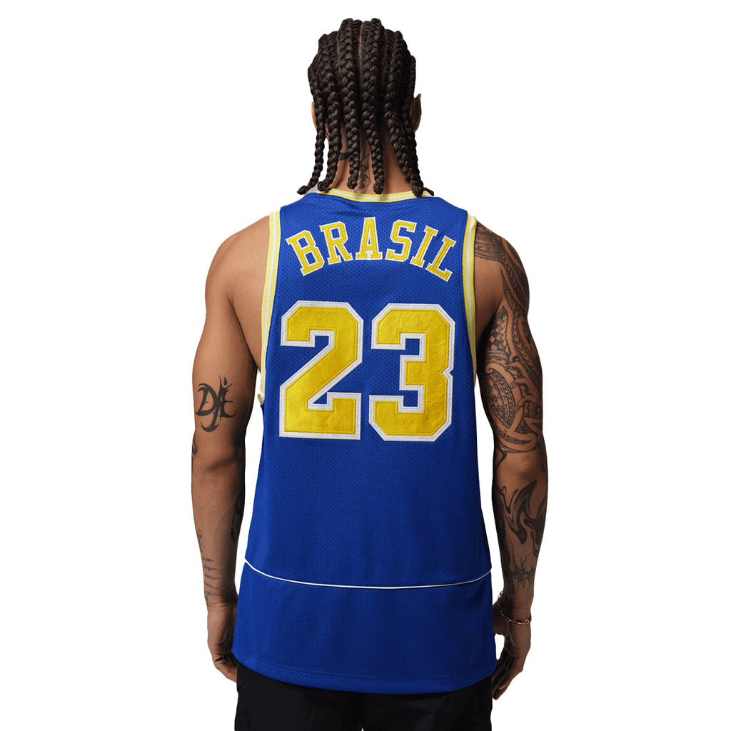 + Brasil Futebol Mesh Jersey 'Old Royal'