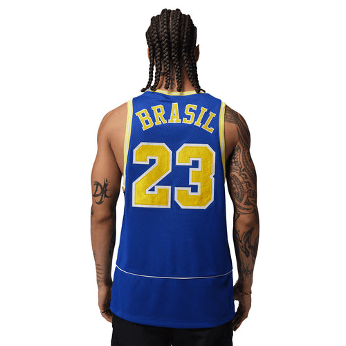 + Brasil Futebol Mesh Jersey 'Old Royal'