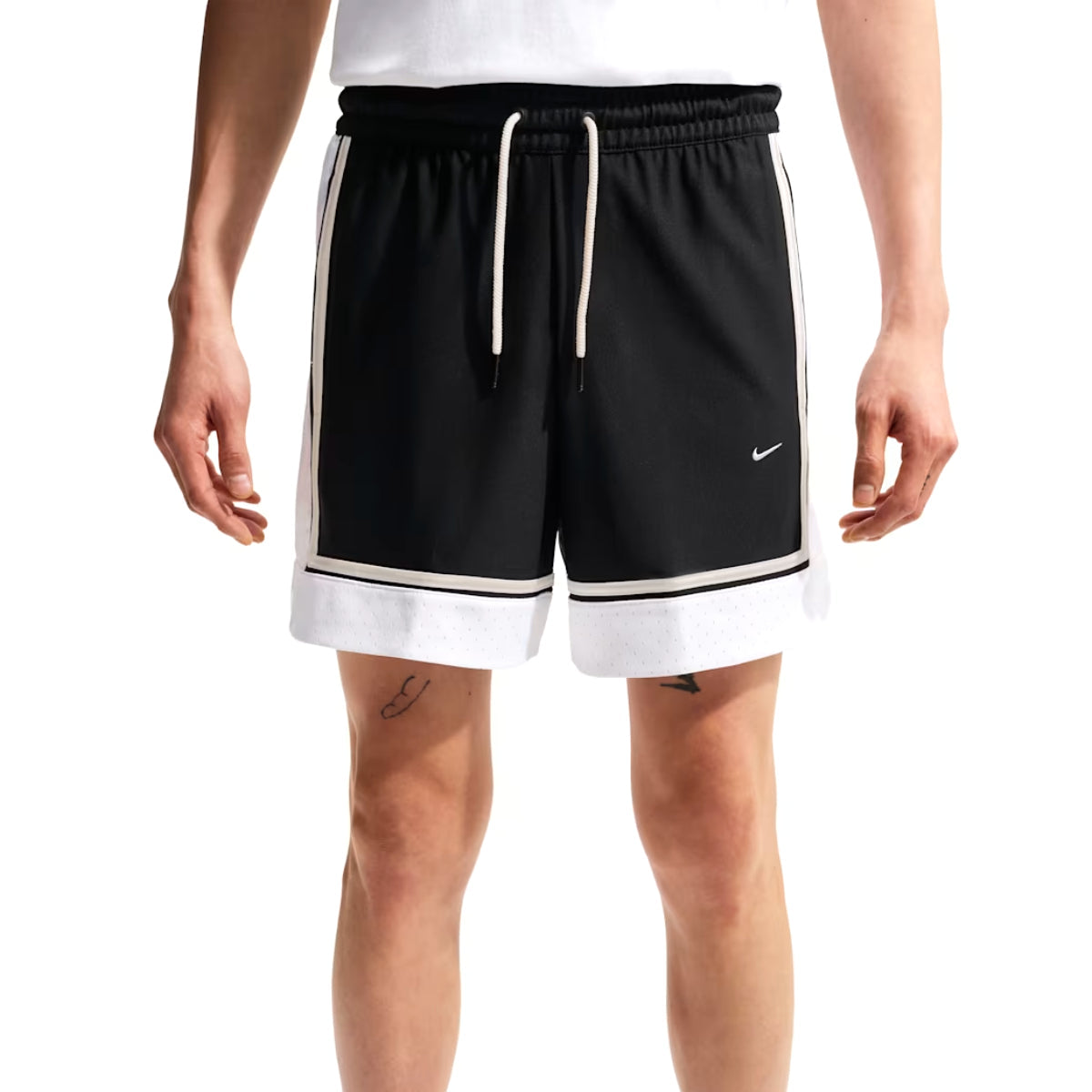 Classic Dri-Fit 6 Inch Basketball Shorts 'Black White'