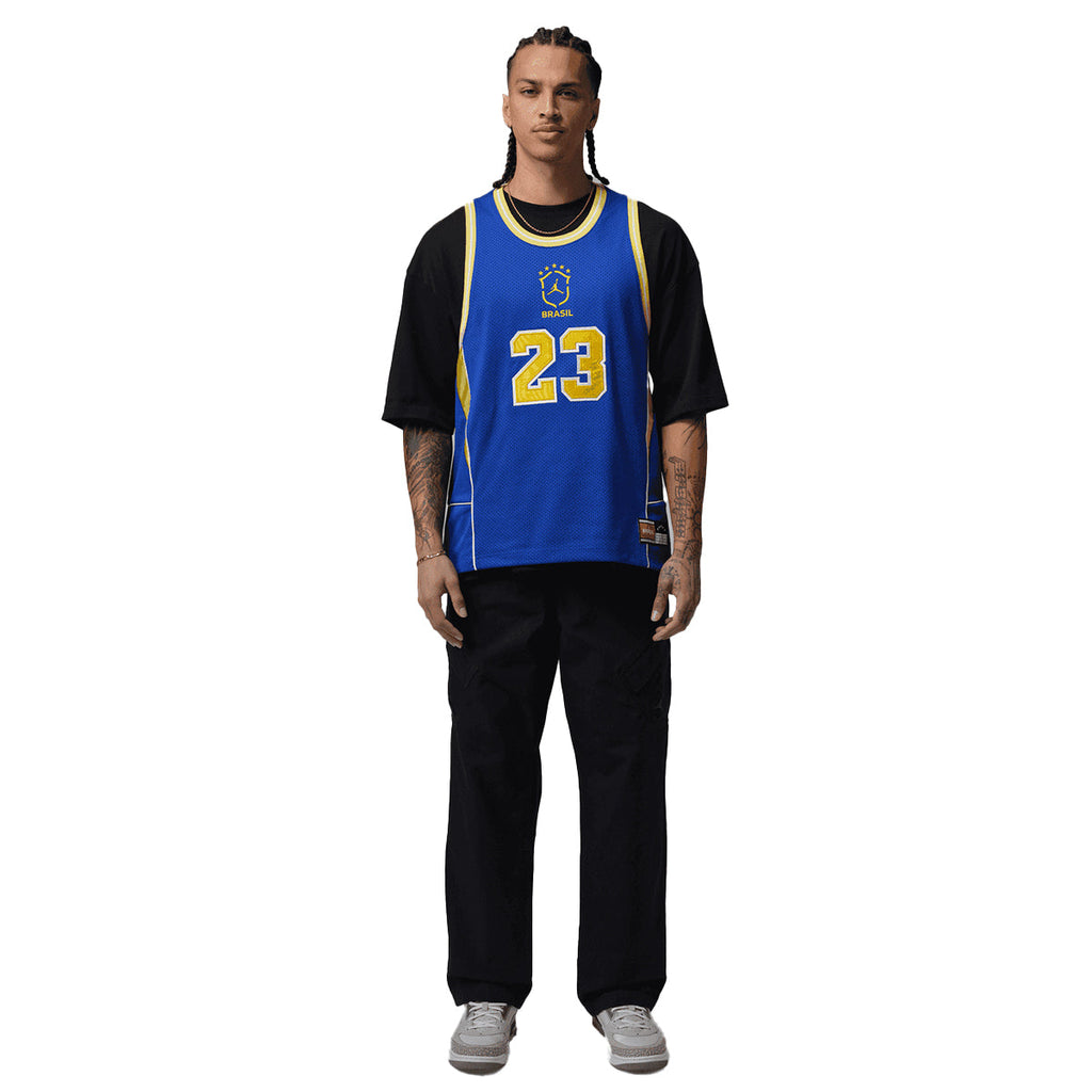 + Brasil Futebol Mesh Jersey 'Old Royal'