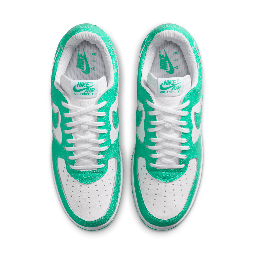 Air Force 1 Cracked Leather 'Menta White'
