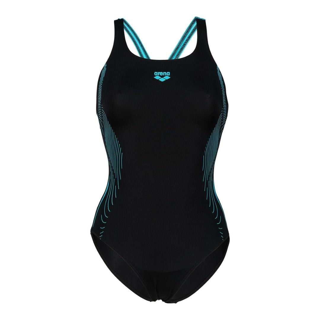 Swim Pro Back Graphic One Piece Swimsuit