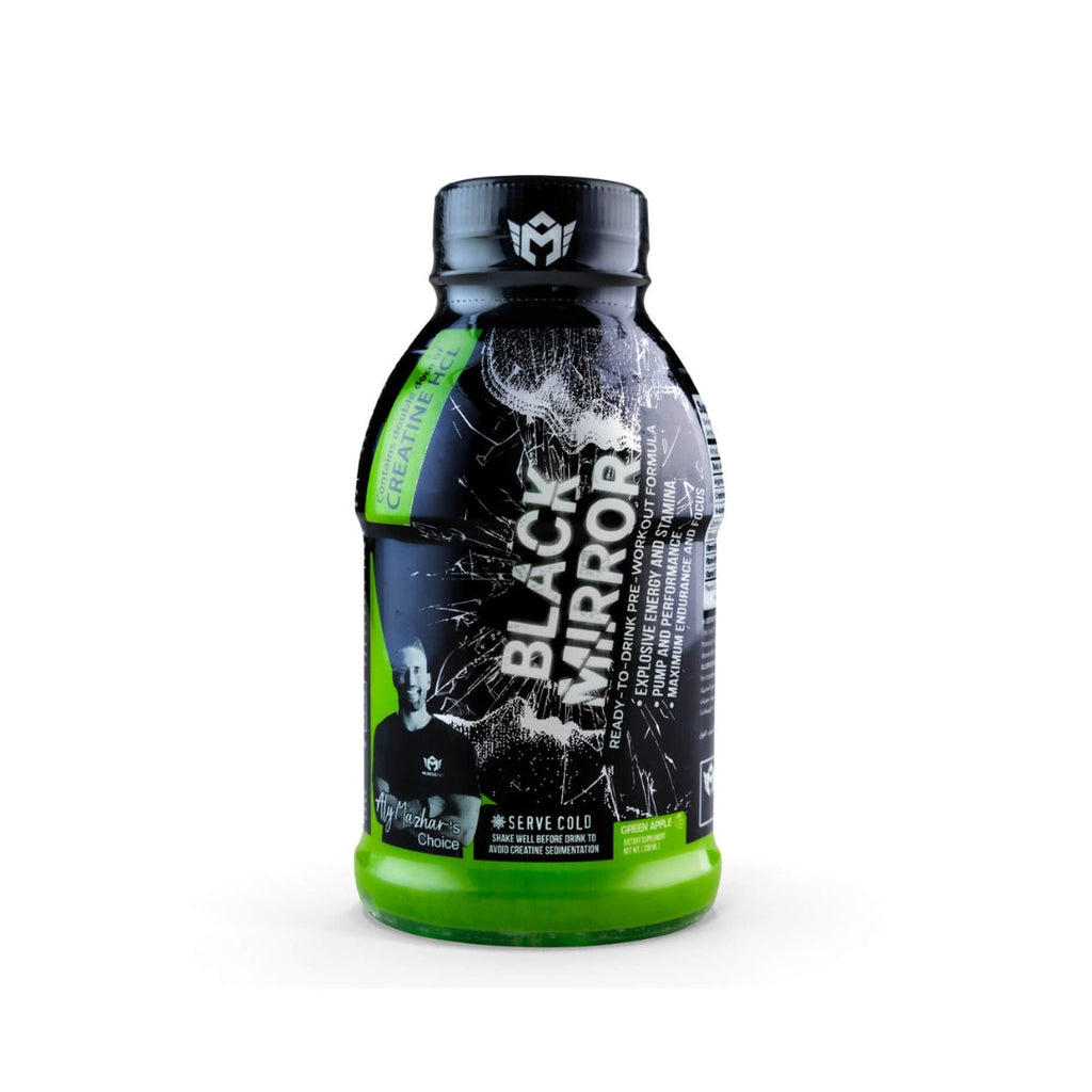 Muscle Add Liquid Black Mirror 330Ml. Green apple