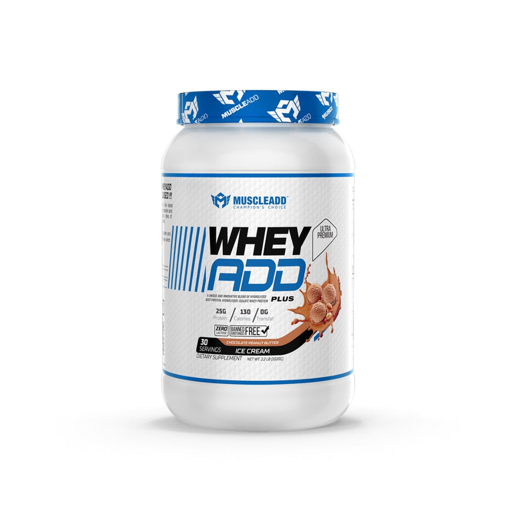 Muscle Add Whey Add Plus 30Serv. 1050G Chocolate Peanut Butter Ice-cream