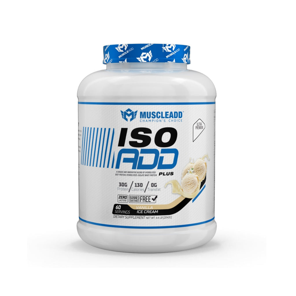 Muscle Add Iso Add Plus 60Serv. 2040G. Vanilla Ice Cream