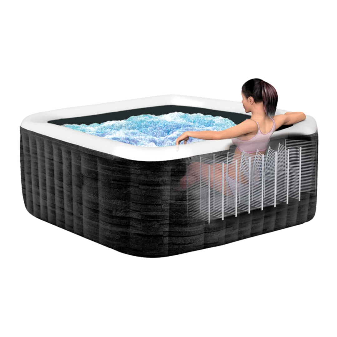 Greystone Deluxe Square Bubble Spa Set