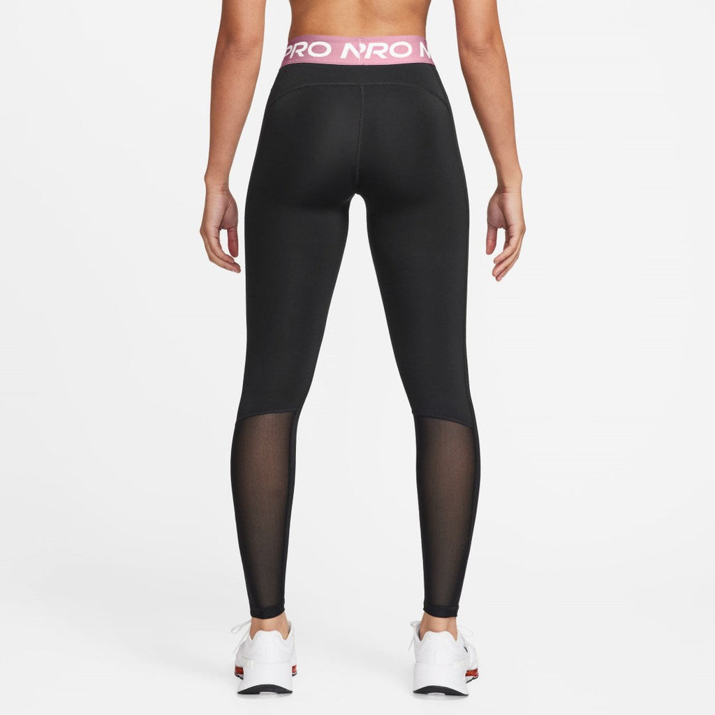 Pro Mid-Rise Mesh-Panelled Leggings