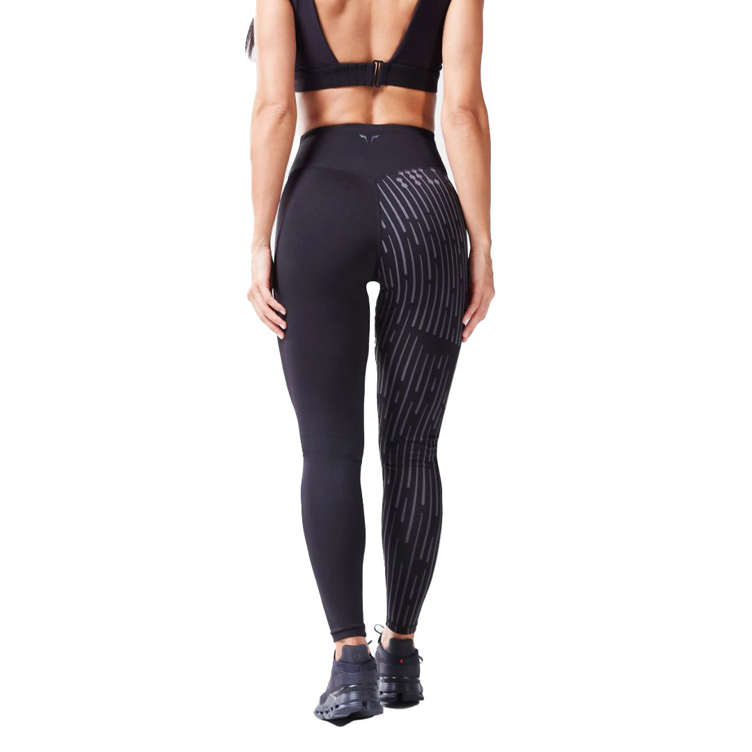 Code Asymmetric Graphic Leggings