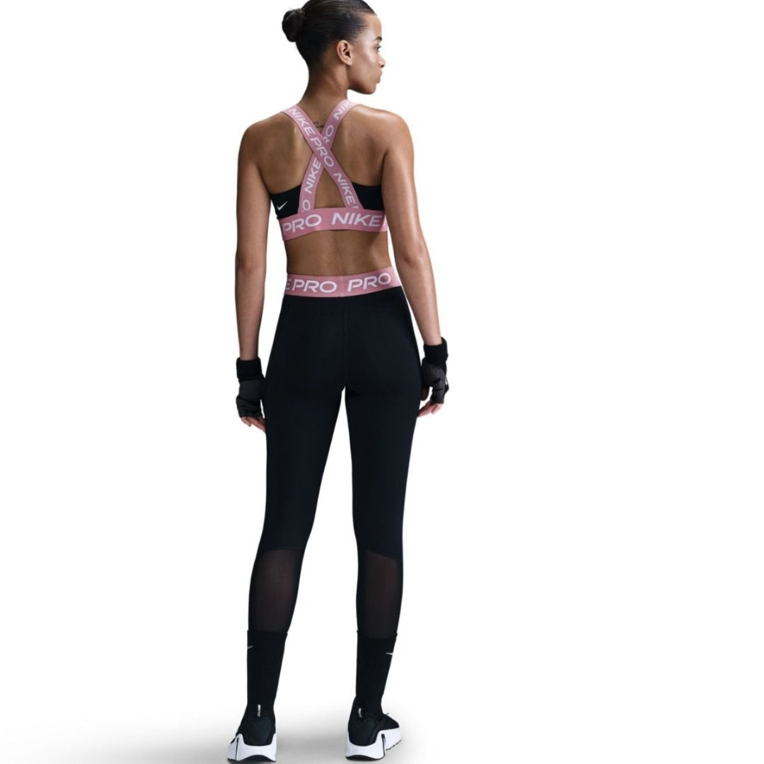 Pro Mid-Rise Mesh-Panelled Leggings