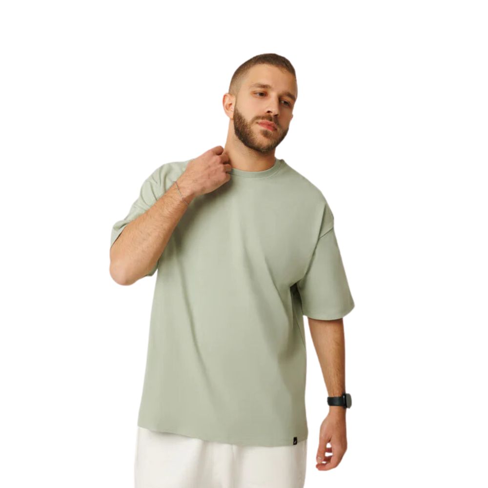 Core Comfort Oversized Tee In Mint