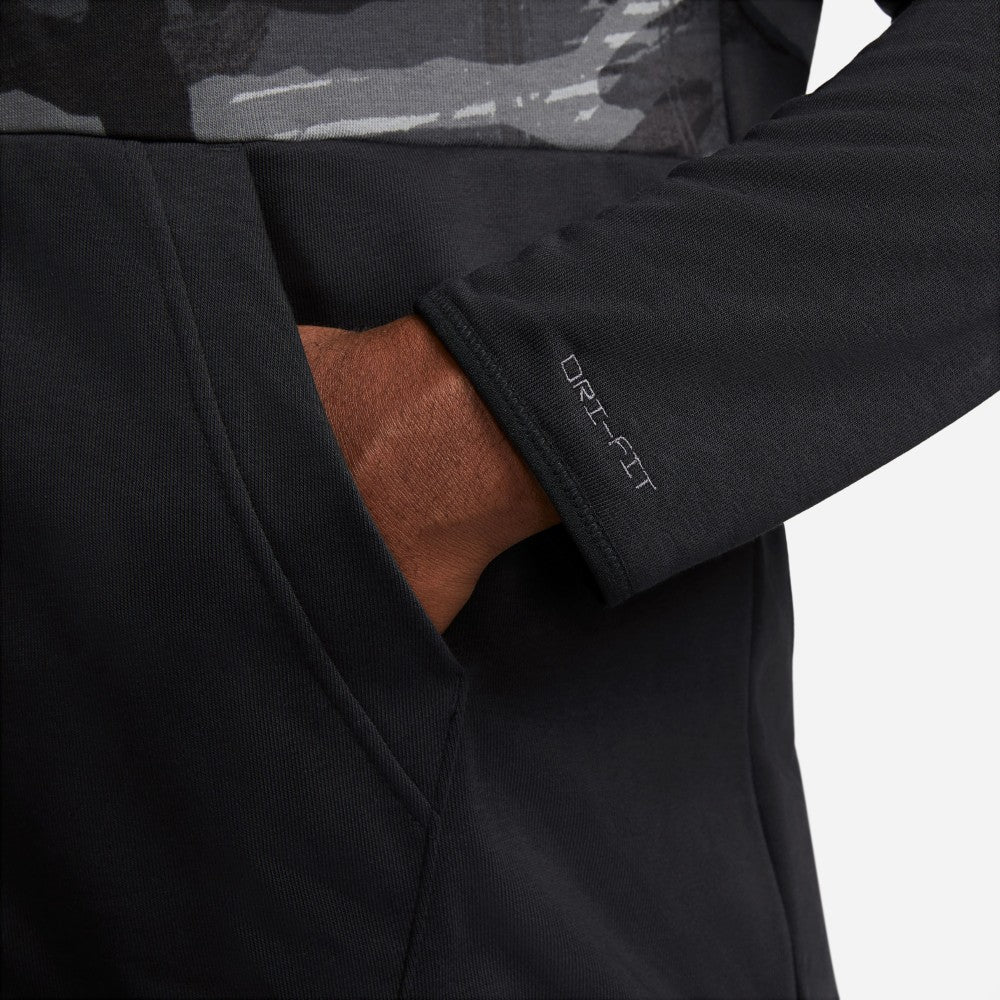 Dri-FIT Fleece Full-Zip Camo Fitness Hoodie