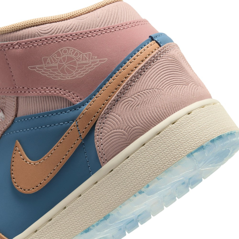 Air Jordan 1 Mid Sneaker School Lifestyle Shoes