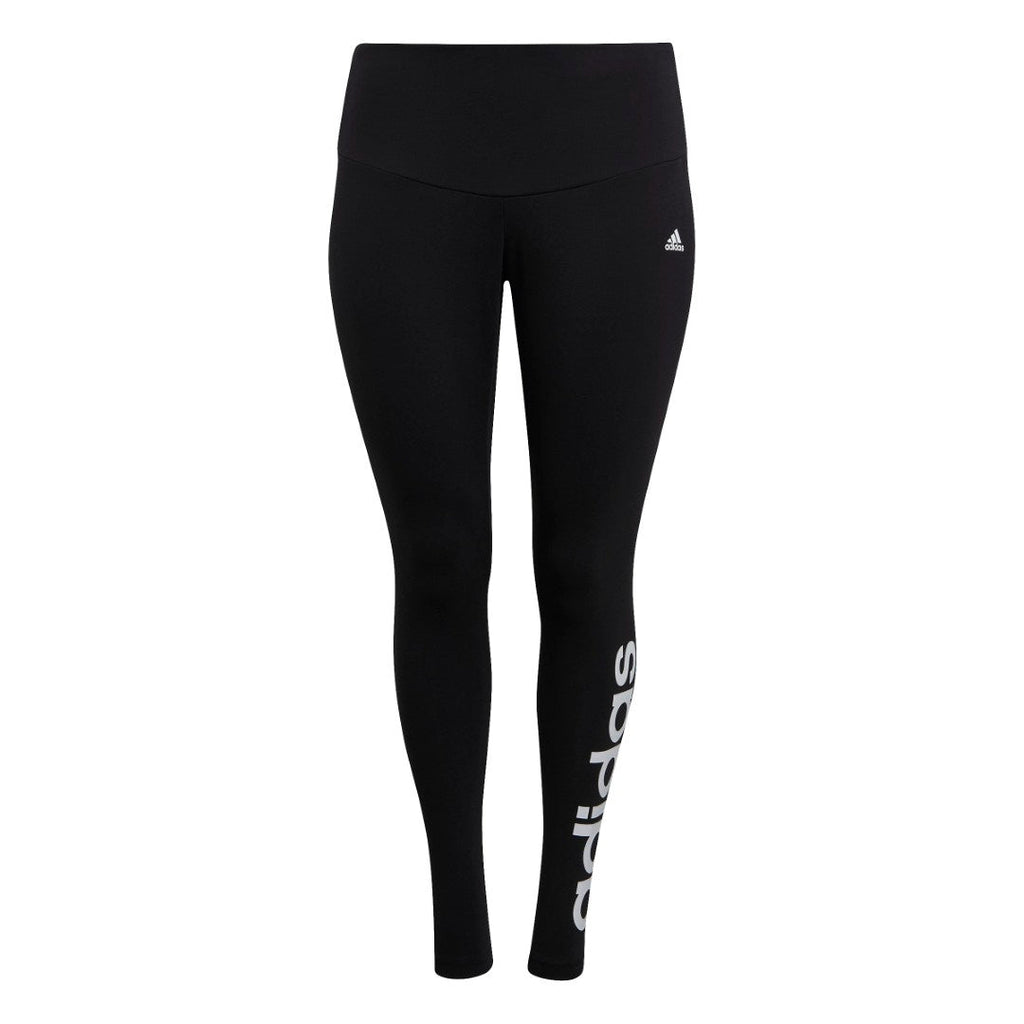 Essentials High-Waisted Logo Leggings (Plus Size)