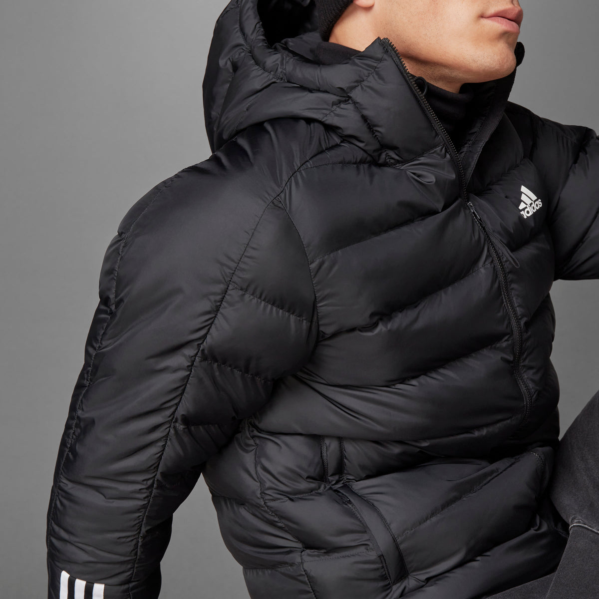 Itavic 3-Stripes Midweight Hooded Jacket
