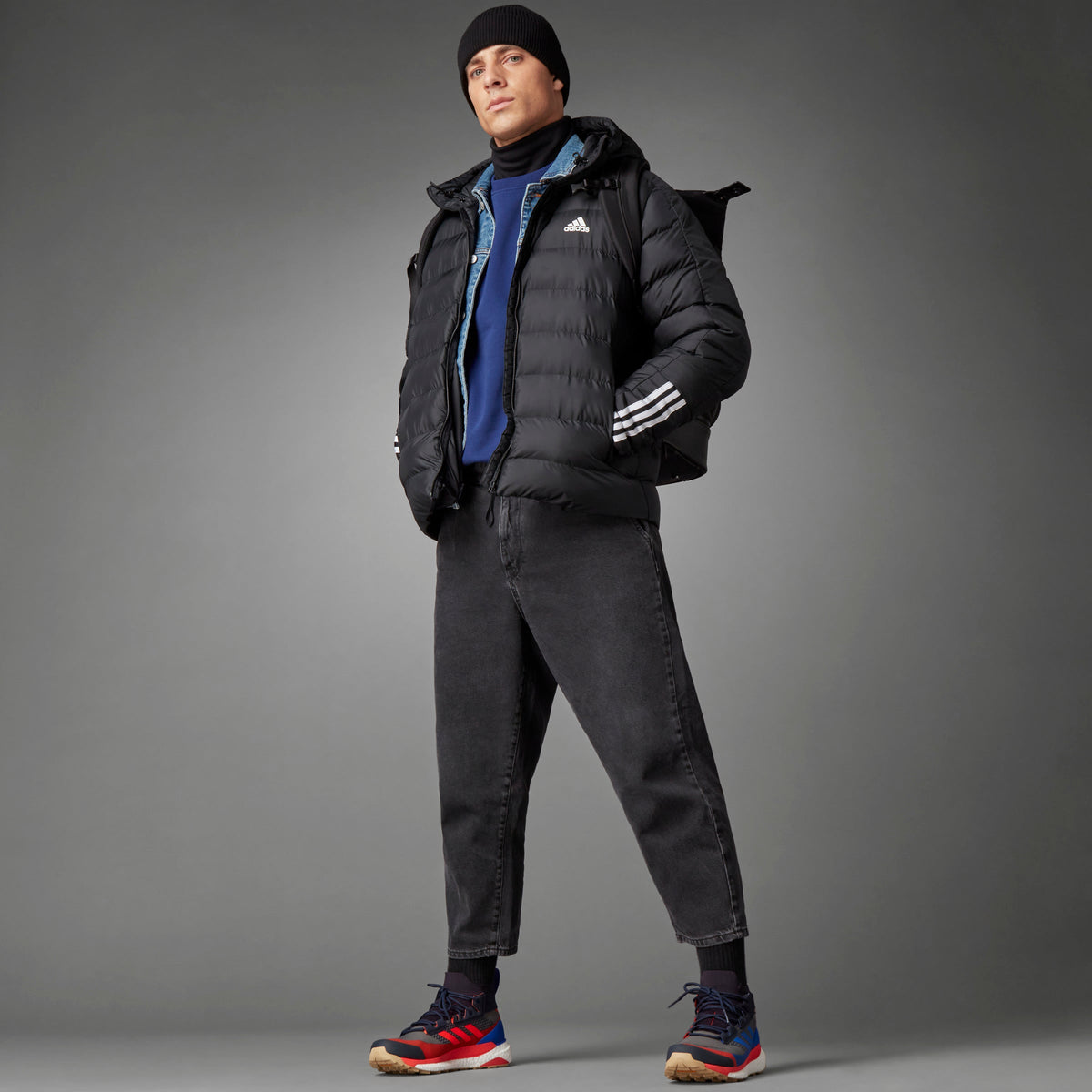 Itavic 3-Stripes Midweight Hooded Jacket