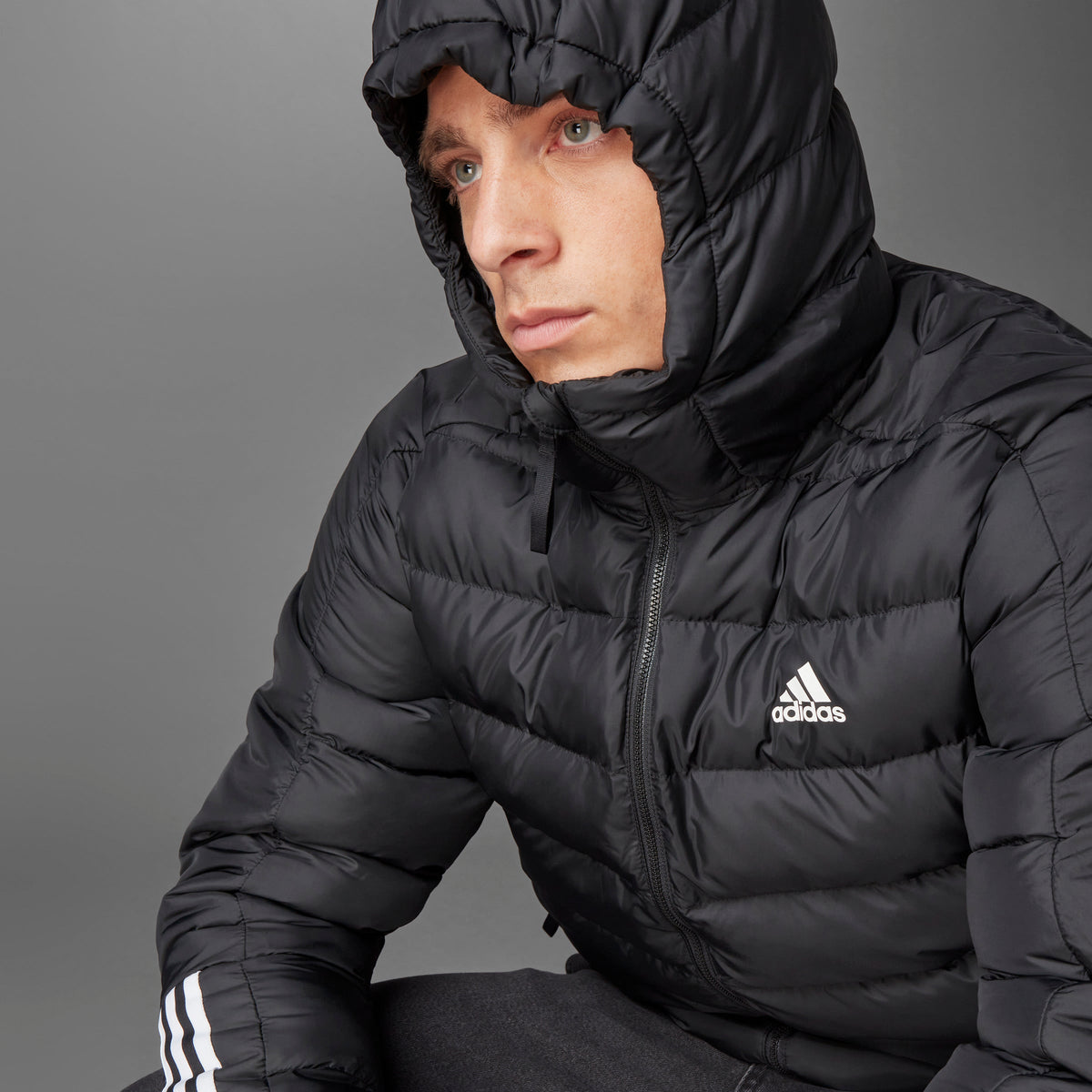 Itavic 3-Stripes Midweight Hooded Jacket