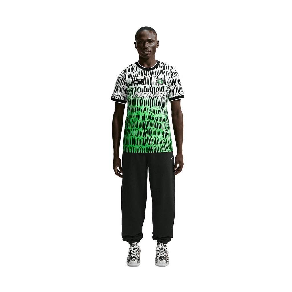 + Slawn + Nigeria Dri-FIT X2 Academy Pro Soccer Top 'Black White'