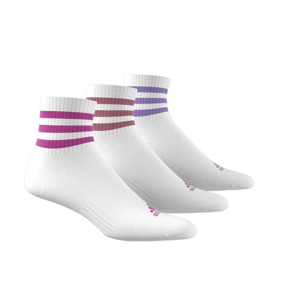3-Stripes Mid-Cut Socks 3 Pairs