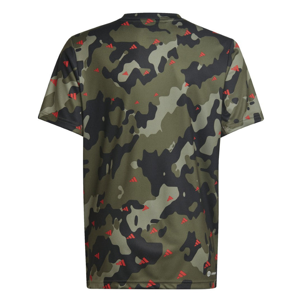 Train Essentials Seasonal Aeroready Allover Print Regular-Fit T-Shirt