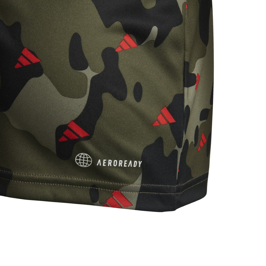 Train Essentials Seasonal Aeroready Allover Print Regular-Fit T-Shirt