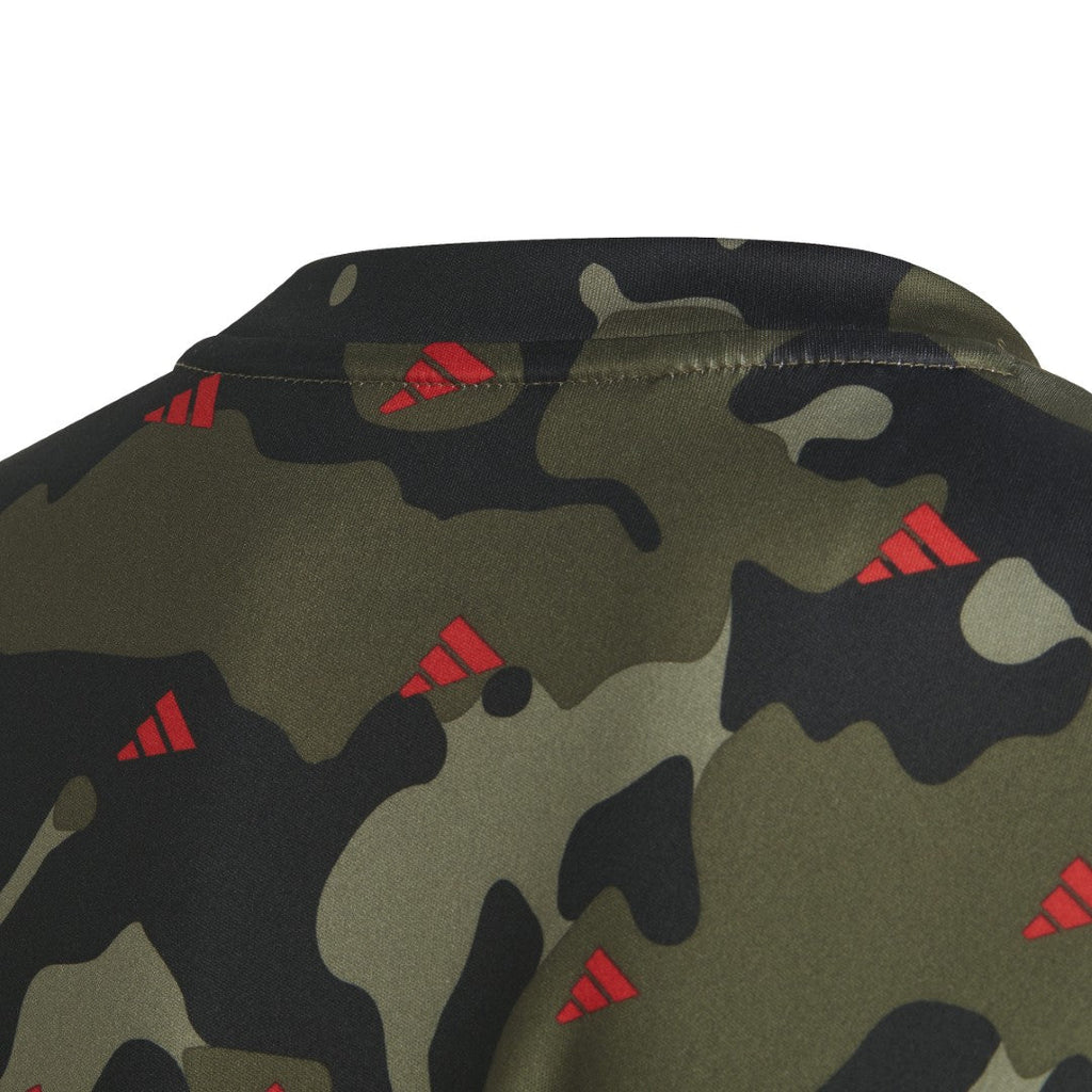 Train Essentials Seasonal Aeroready Allover Print Regular-Fit T-Shirt