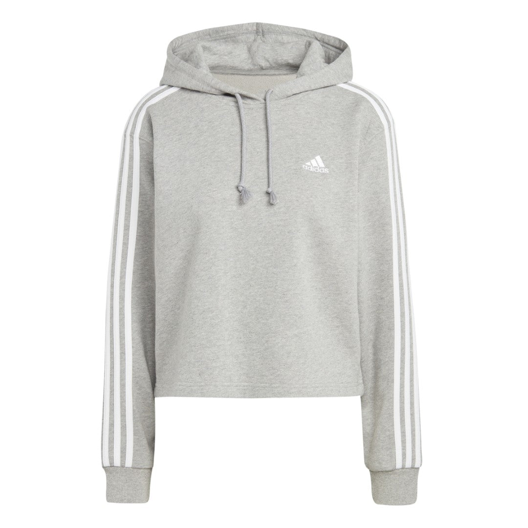 Essentials 3-Stripes French Terry Crop Sweatshirt