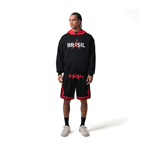 + Brasil Futebol Brooklyn Fleece Pullover Hoodie 'University Red'