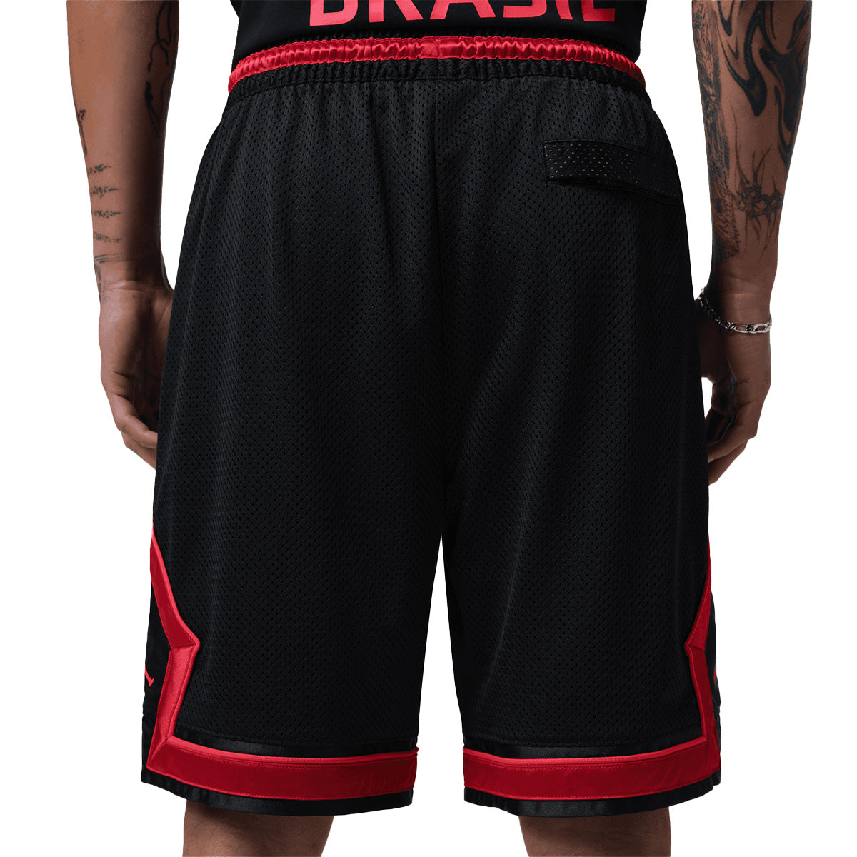 + Brasil Futebol Mesh Diamond Shorts 'University Red'