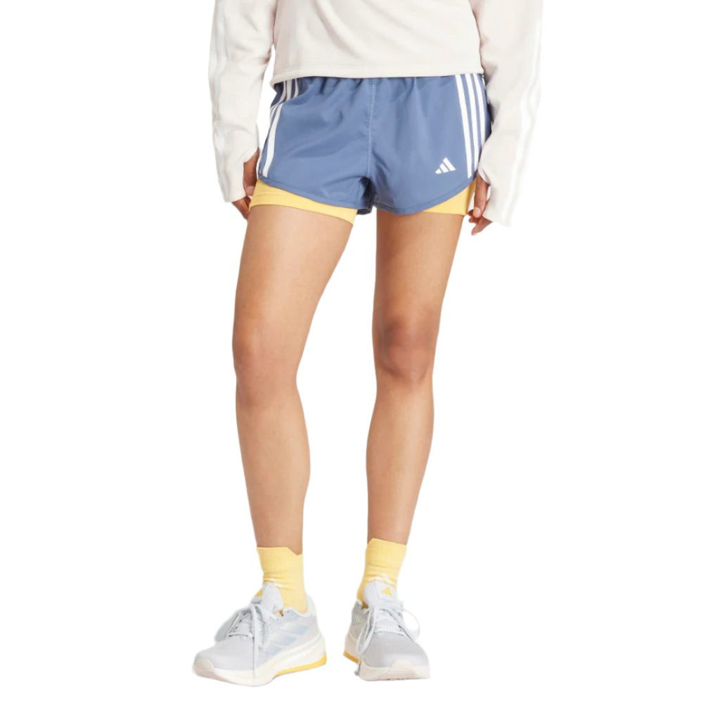 Own the Run 3-Stripes 2-in-1 Shorts