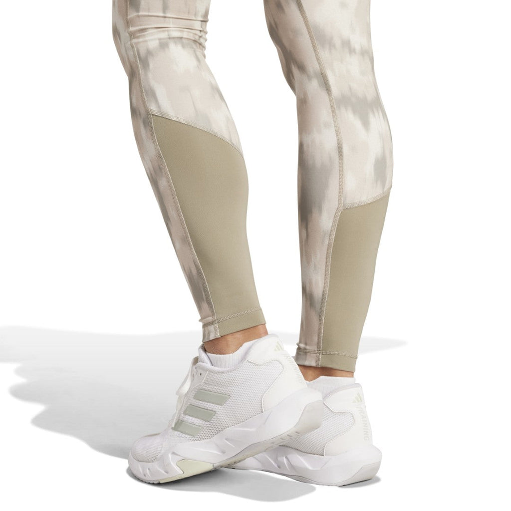 Optime Essentials Allover Print Flower Tie-Dye Leggings