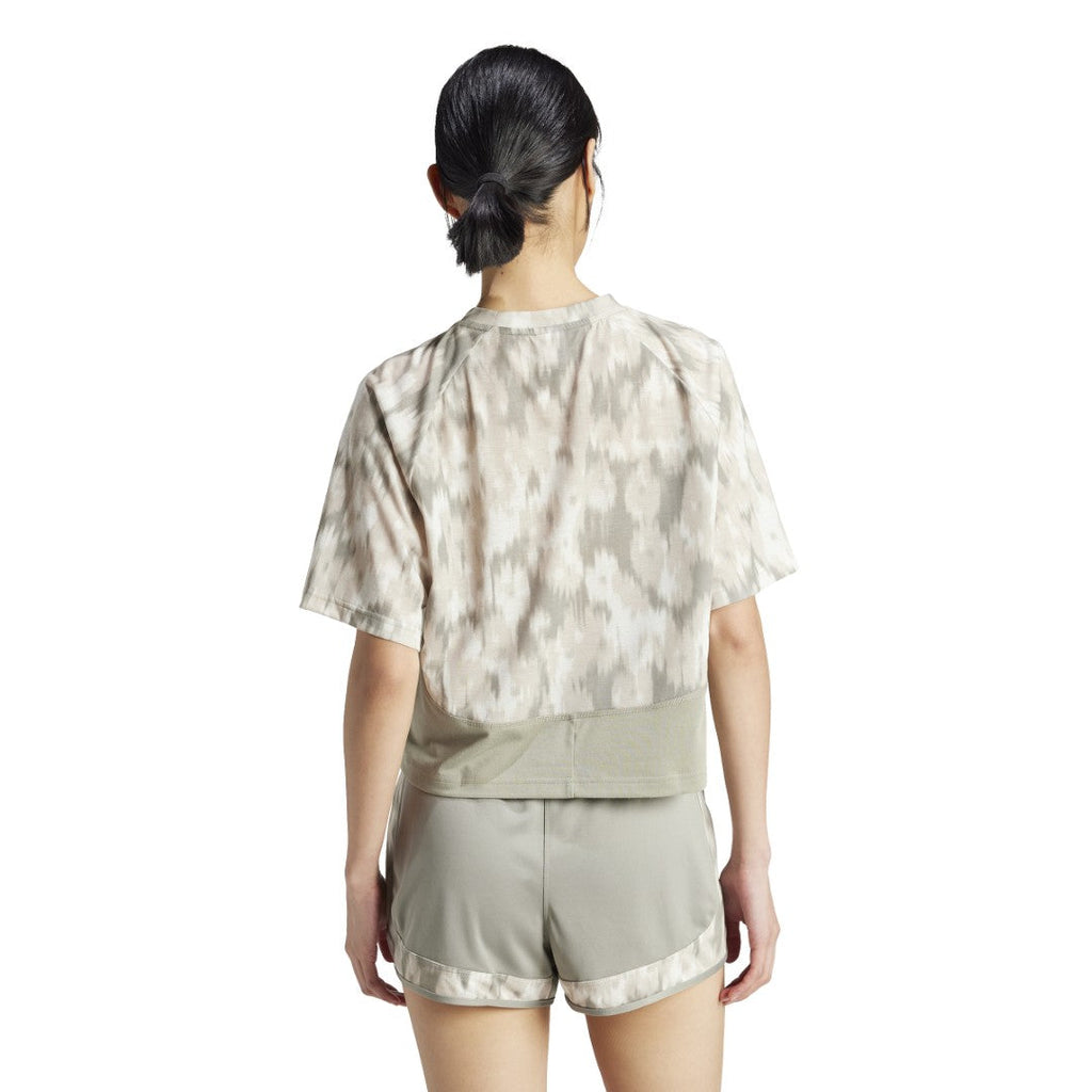 Train Essentials Allover Print Flower Tie-Dye T-Shirt