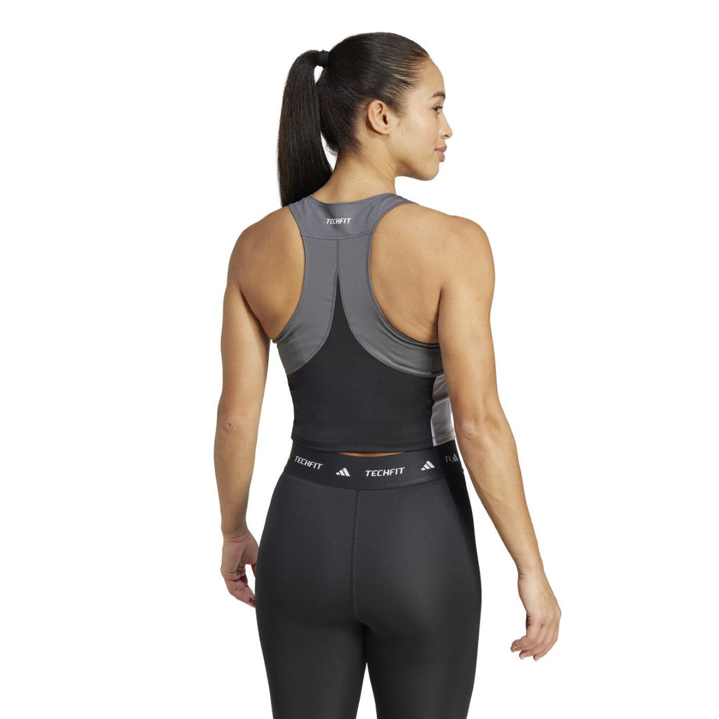 Techfit Colorblock Training Crop Tank Top