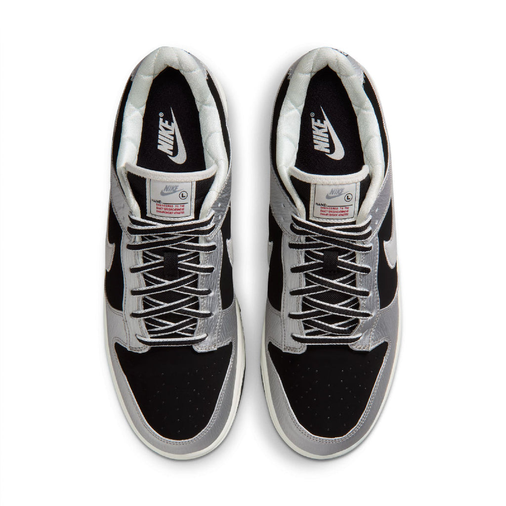Dunk Low Retro 'Metallic Silver Black'
