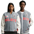 + Palace + England Varsity Jacket 'Cool Grey'