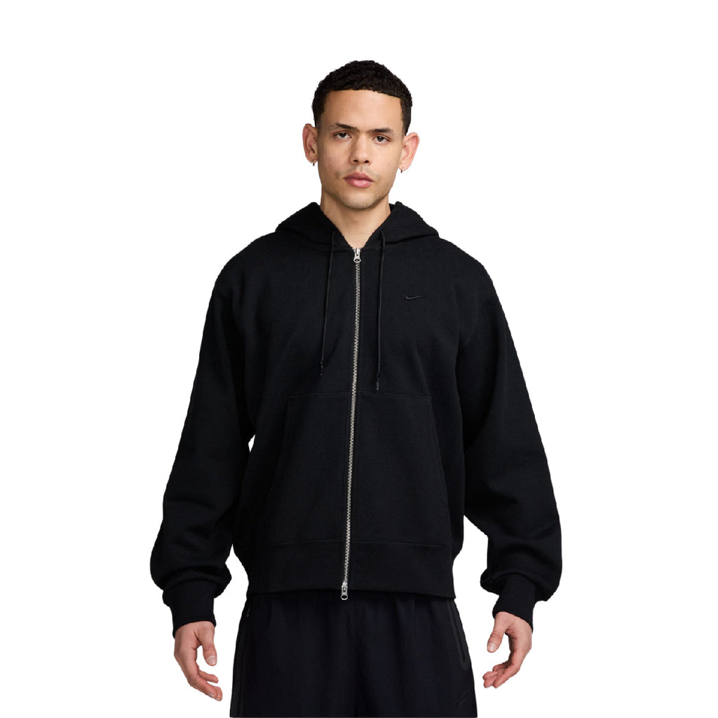 Fleece Full-Zip Hoodie 'Black'