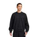 Fleece Crew-Neck Sweatshirt 'Black'