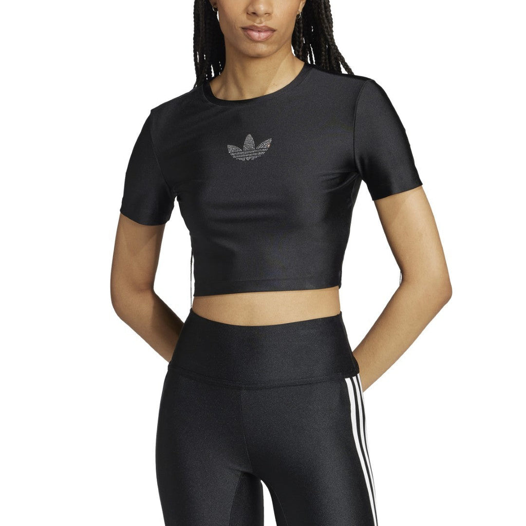 Rhinestone Trefoil T-Shirt