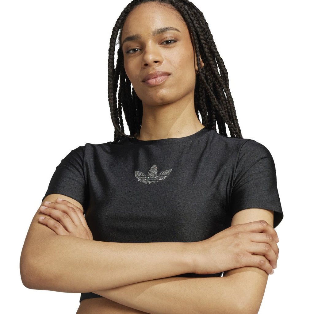 Rhinestone Trefoil T-Shirt