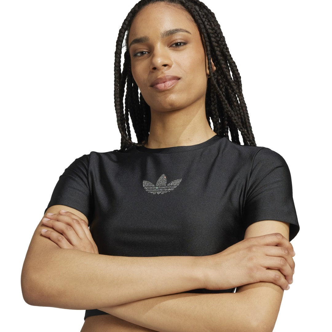 Rhinestone Trefoil T-Shirt