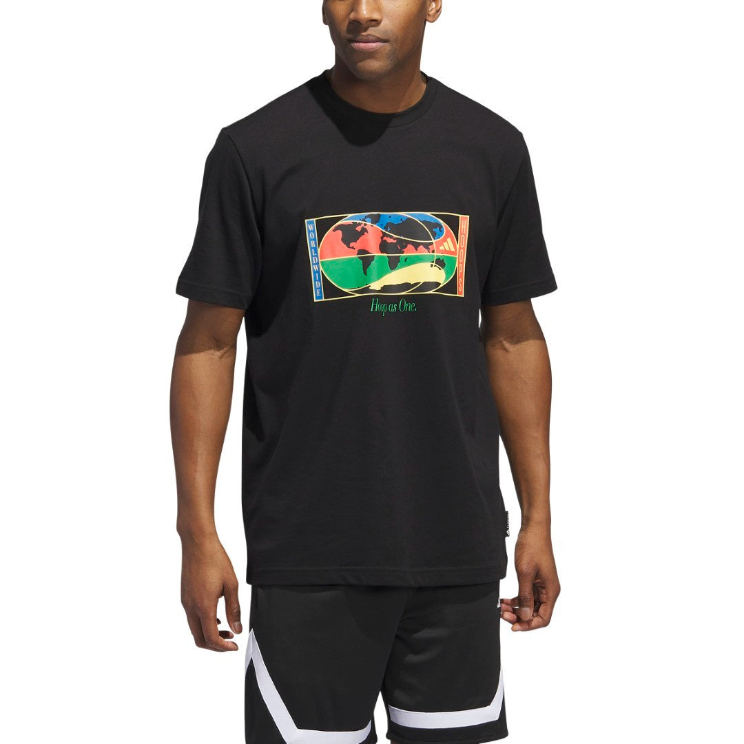 Worldwide Hoops Global Graphic Basketball T-Shirt