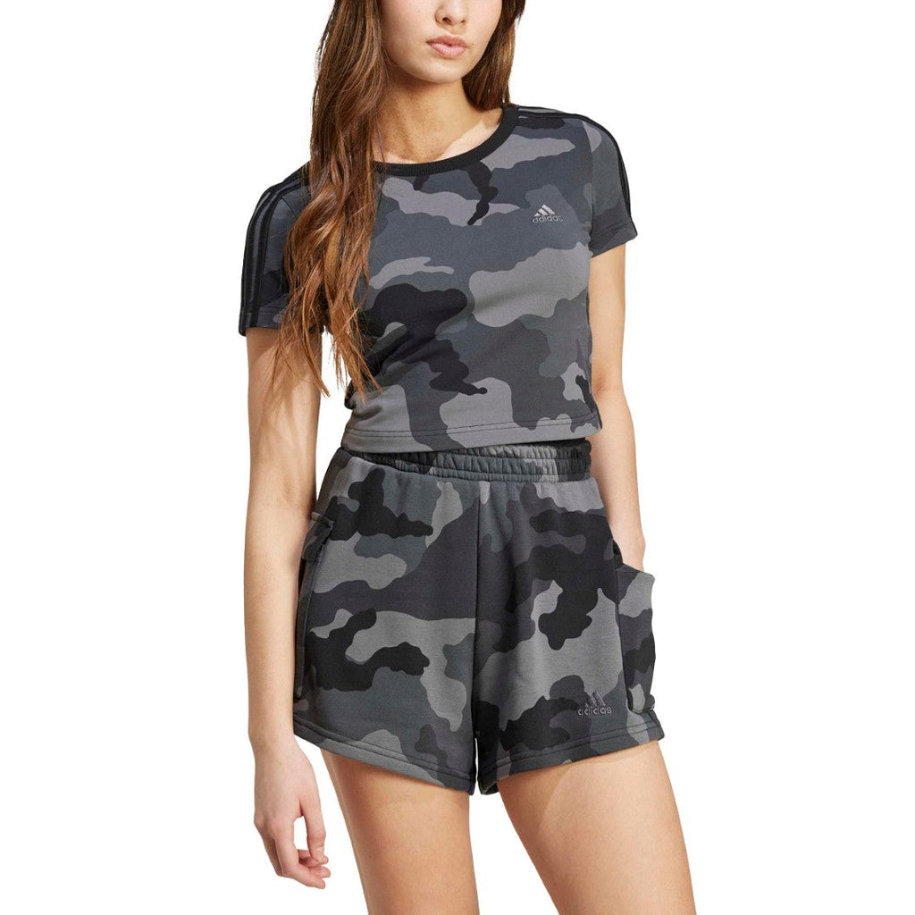 Essentials 3-Stripes Camo Print Baby T-Shirt