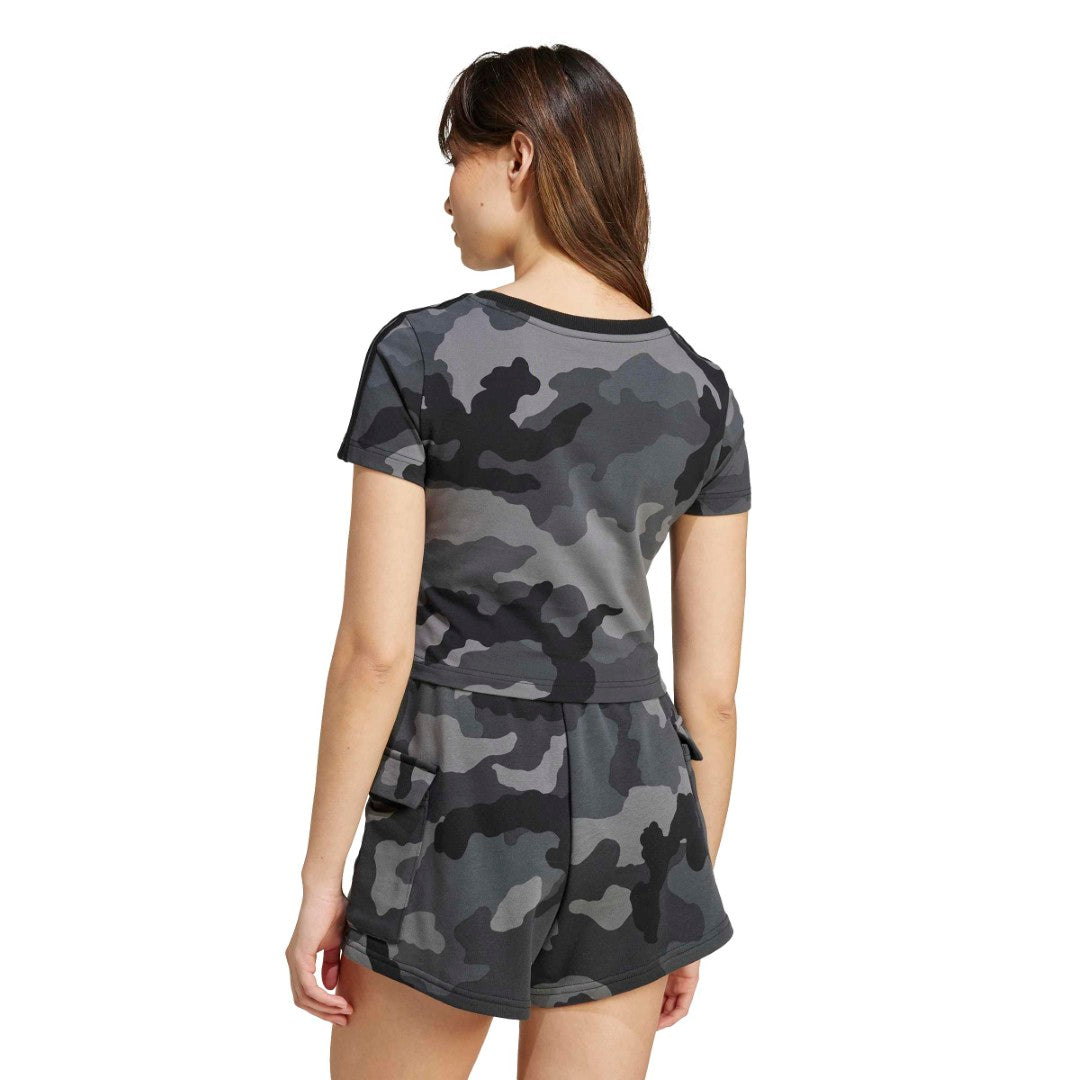 Essentials 3-Stripes Camo Print Baby T-Shirt