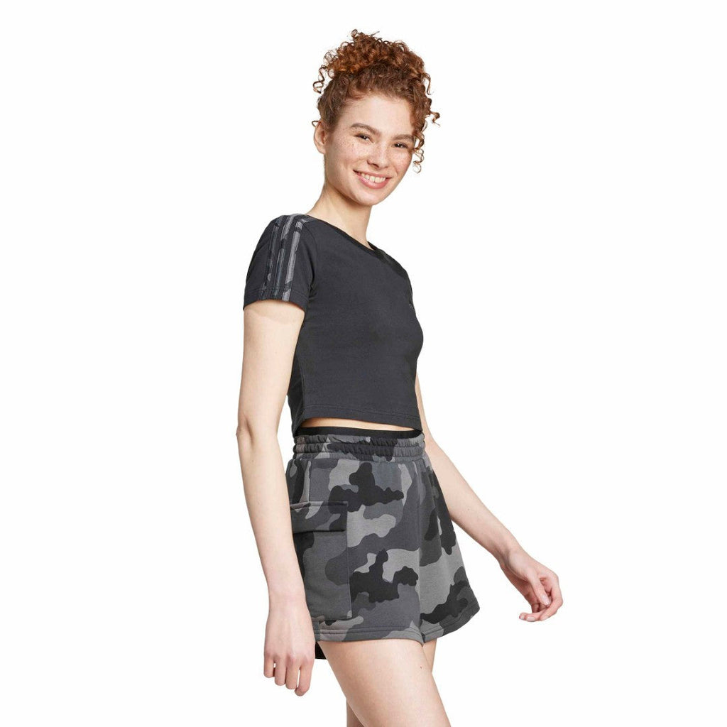 Essentials 3-Stripes Camo Print Baby T-Shirt