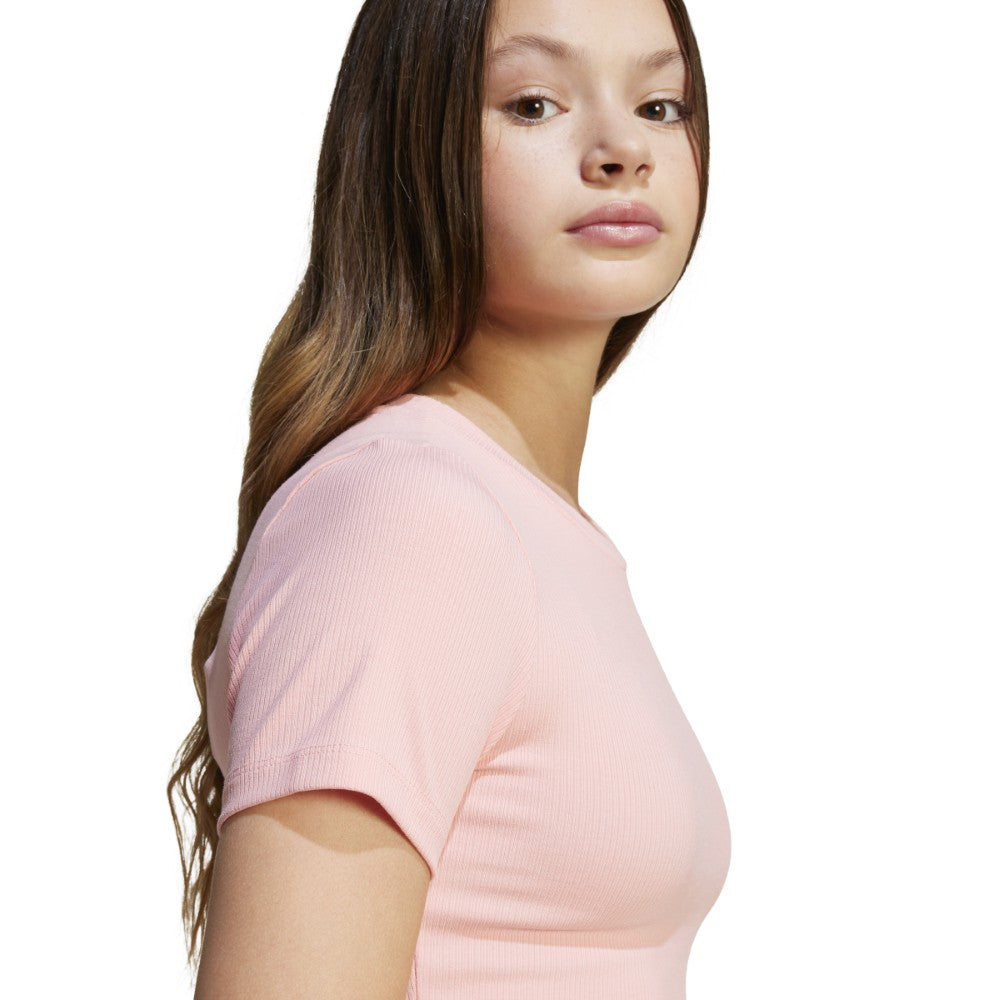 Ribbed Crop Tee Kids