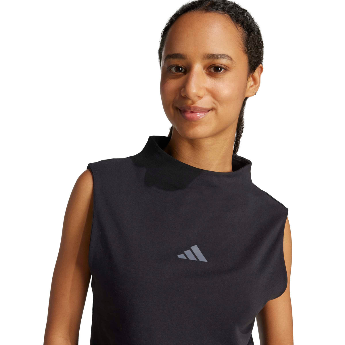 Essentials Slim High-Neck Tank Top