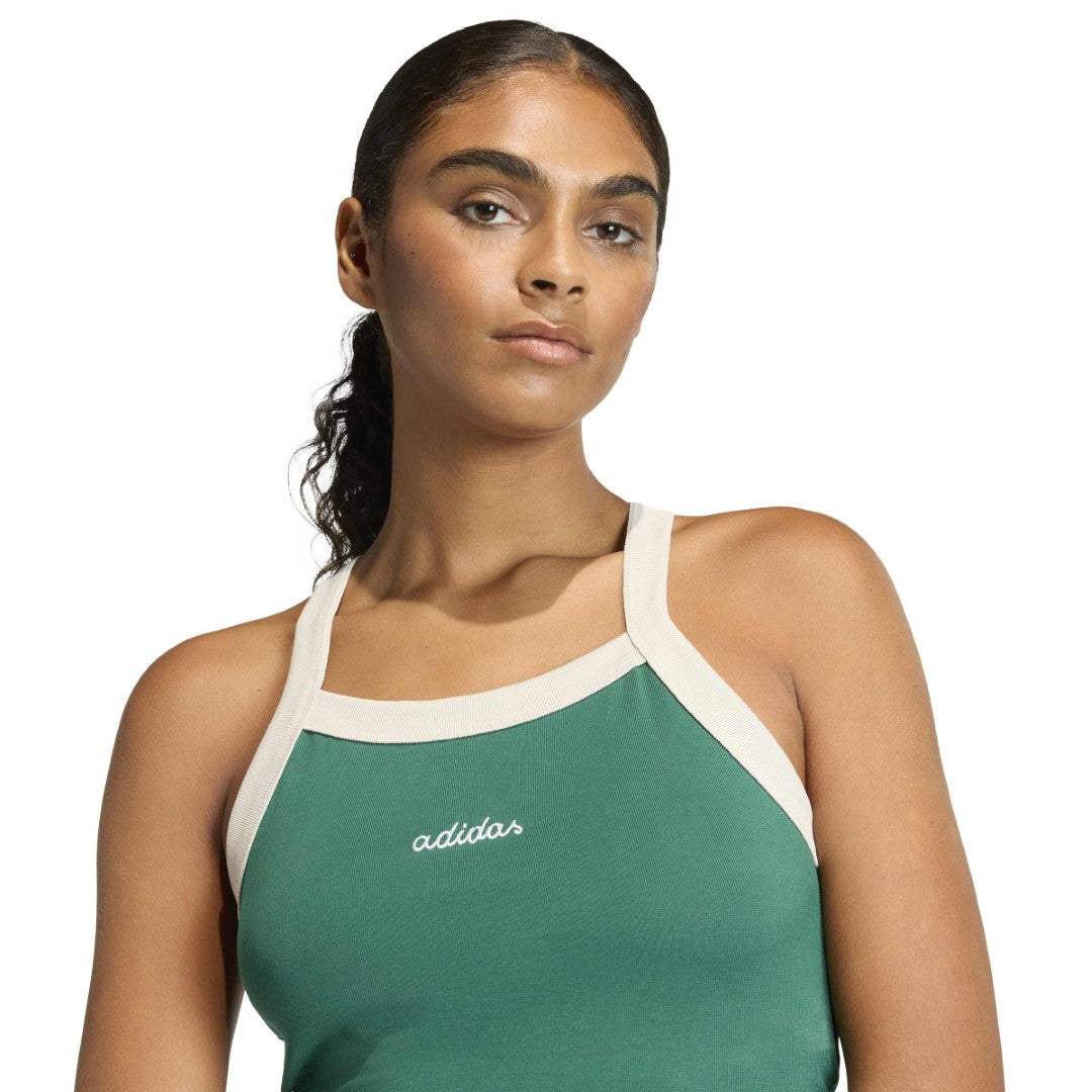 Seasonal Essentials Colorpop With Embroidered Graphic Tank Top